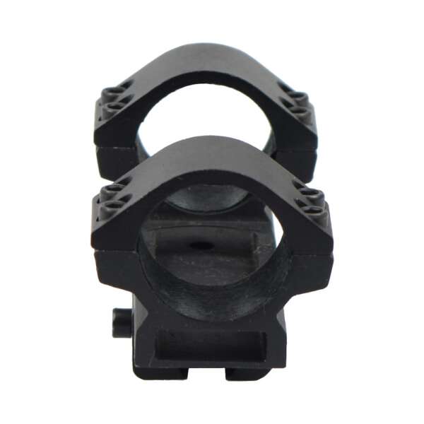 JS-TACTICAL ATTICCO OTTICA 1" CON OFFSET 30mm PER SLITTE 11mm NERO (JS-AOF25H20) - immagine 4