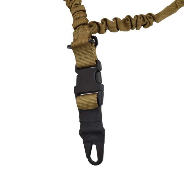 JS-TACTICAL CINGHIA A 1 PUNTO BUNGEE COYOTE BROWN (JS-1009T) - immagine 2