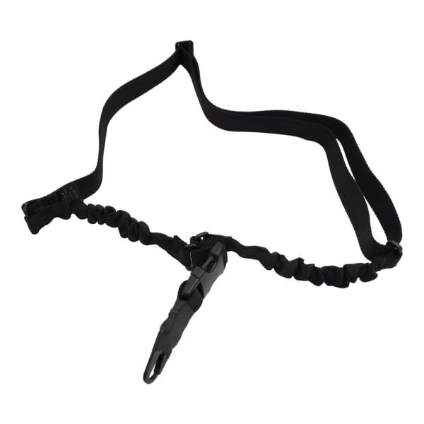 JS-TACTICAL CINGHIA A 1 PUNTO BUNGEE NERA (JS-1009B) - immagine 2