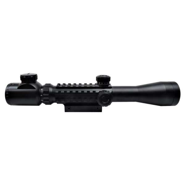 JS-TACTICAL OTTICA LENTE 40MM ZOOM 3X-9X (JS-3-9X40RAIL) - immagine 3