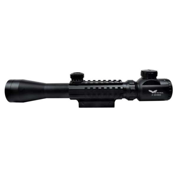 JS-TACTICAL OTTICA LENTE 40MM ZOOM 3X-9X (JS-3-9X40RAIL) - immagine 4