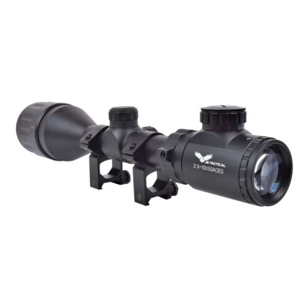 JS-TACTICAL OTTICA LENTE 50MM ZOOM 2.5X-10X (JS-2.5-10X50EG) - immagine 4