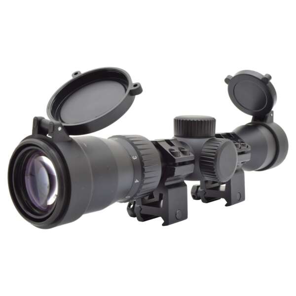 JS-TACTICAL OTTICA LONG EYE RELIEF ZOOM 2X-7X LENTE 32mm NERA (JS-2-7X32) - immagine 2