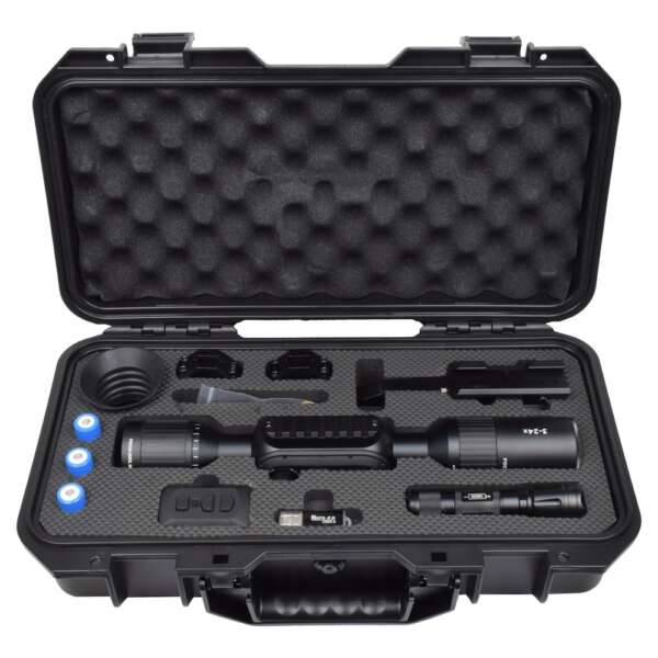 JS-TACTICAL OTTICA ZOOM 3X-24X CON VISORE NOTTURNO (JS-9002) - immagine 3