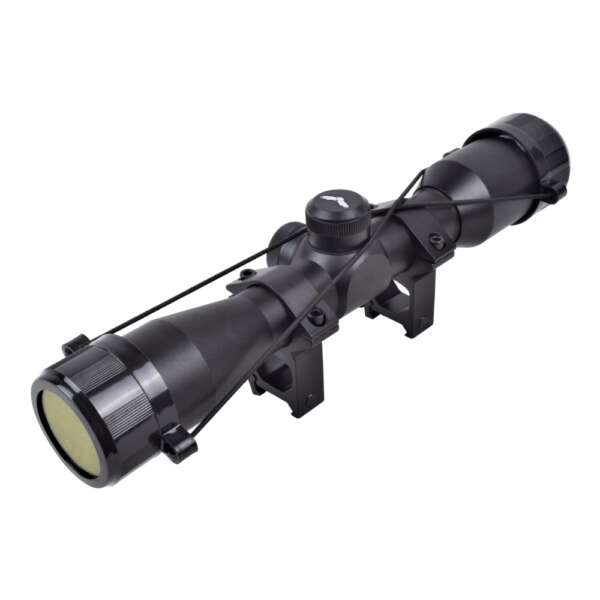 JS-TACTICAL OTTICA ZOOM 4X LENTE 32MM NERA (JS-4X32COMPACT) - immagine 5