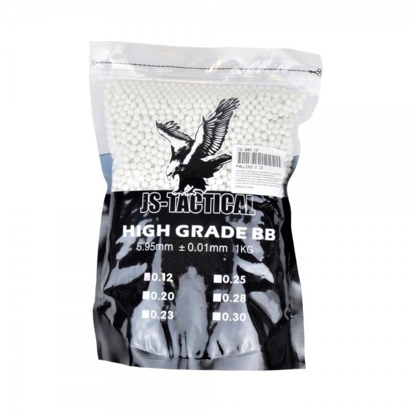 JS-TACTICAL PALLINI 0,12G BIANCHI (JS-BB0.12) x5