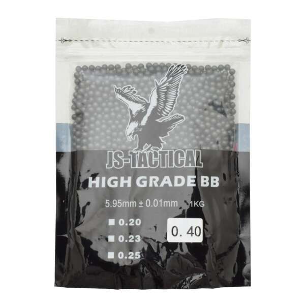 JS-TACTICAL PALLINI 0,40G NERI (JS-BB0.40)