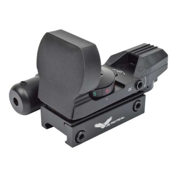 JS-TACTICAL RED DOT MULTI-RETICOLO CON LASER ROSSO NERO (JS-HD101) - immagine 8