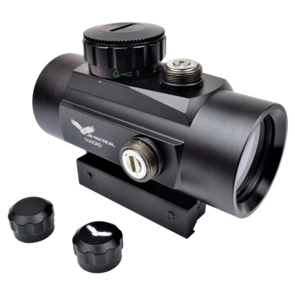 JS-TACTICAL RED DOT TUBO 40MM NERO (JS-1X40GRD) - immagine 5