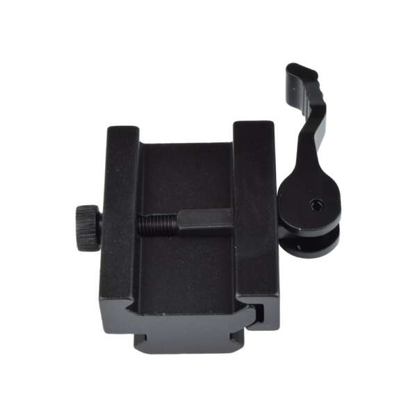 JS-TACTICAL RIALZO 1/2 POLLICE SLITTA STANDARD 20mm 3 SLOTS QD NERO (JS-RTQD3) - immagine 2