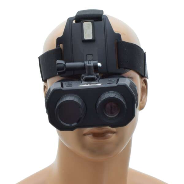 JS-TACTICAL VISORE NOTTURNO BINOCULARE ZOOM DIGITALE 1X-8X LENTI 25mm (JS-NV1) - immagine 9
