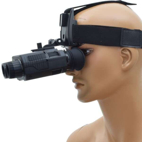 JS-TACTICAL VISORE NOTTURNO BINOCULARE ZOOM DIGITALE 1X-8X LENTI 25mm (JS-NV1) - immagine 8