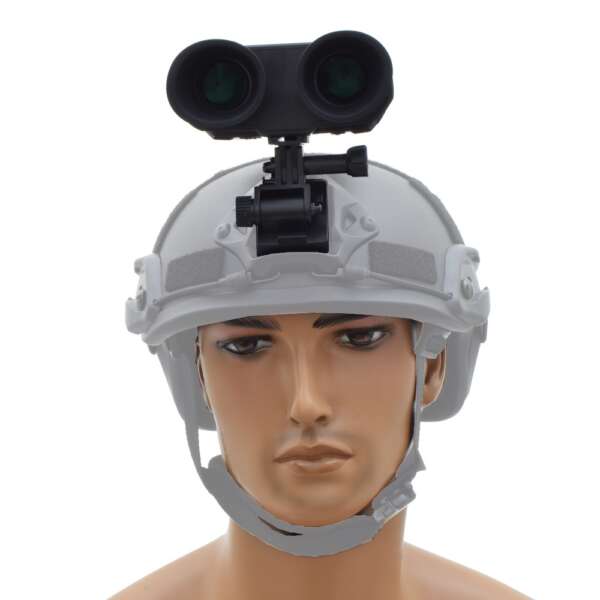 JS-TACTICAL VISORE NOTTURNO BINOCULARE ZOOM DIGITALE 1X-8X LENTI 25mm (JS-NV1) - immagine 5