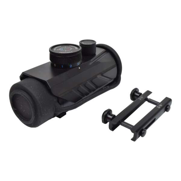 JS-TACTICAL RED DOT CON ATTACCO 20MM E 11MM NERO (JS-XD30X) - immagine 7