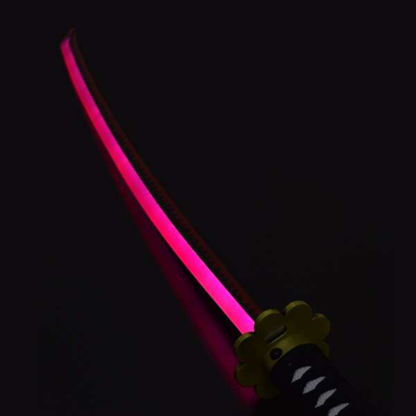 KATANA ORNAMENTALE CON ILLUMINAZIONE LED VERSIONE BAMBOO (ZS511-7GDWD-LS) - immagine 2