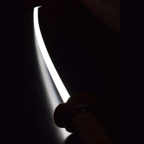 KATANA ORNAMENTALE CON ILLUMINAZIONE LED VERSIONE BAMBOO (ZS653GDWD-LS) - immagine 2
