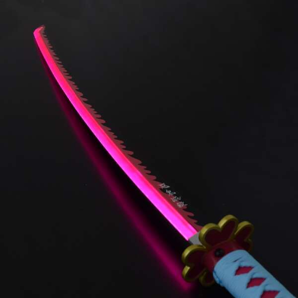 KATANA ORNAMENTALE CON ILLUMINAZIONE LED VERSIONE BAMBOO (ZS662GDWD-LS) - immagine 3