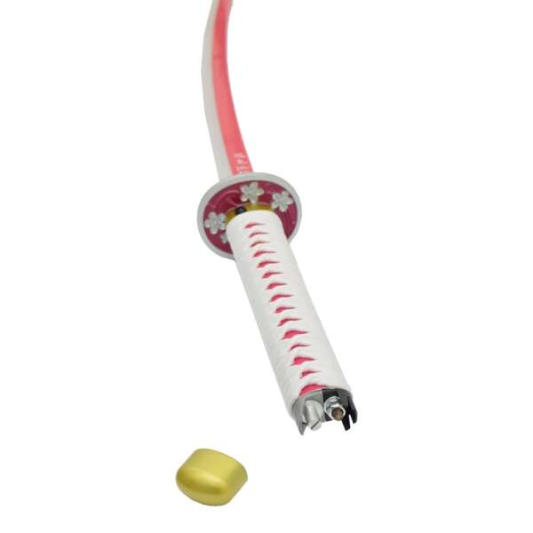 KATANA ORNAMENTALE CON ILLUMINAZIONE LED VERSIONE BAMBOO (ZS663GDWD-LS) - immagine 3