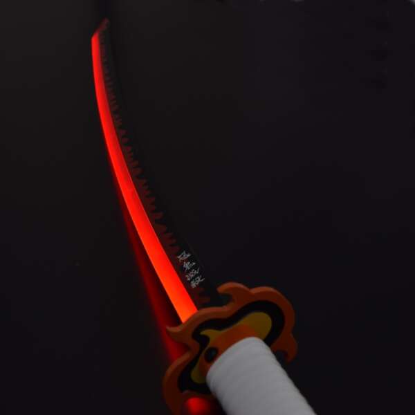 KATANA ORNAMENTALE CON ILLUMINAZIONE LED (ZS656GD) - immagine 2