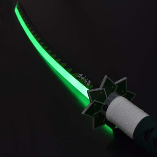 KATANA ORNAMENTALE CON ILLUMINAZIONE LED (ZS657GD) - immagine 2