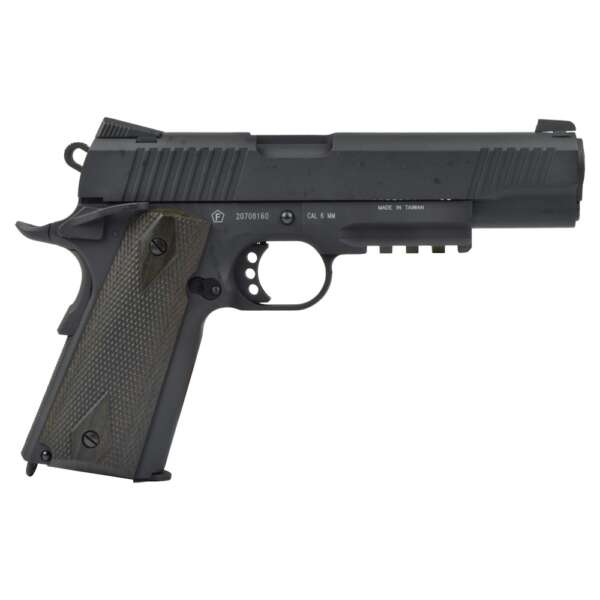 KWC PISTOLA A CO2 SCARRELLANTE 1911 TACTICAL NERO (KW-1911TACB) - immagine 3