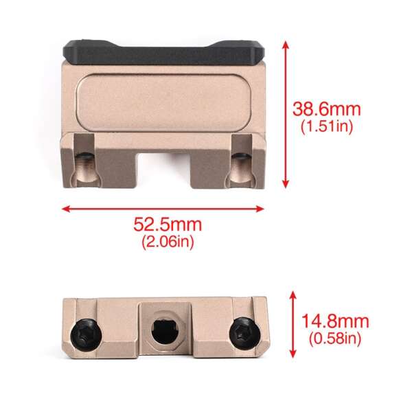 WADSN SLITTA 20MM LATERALE 45 GRADI - immagine 5