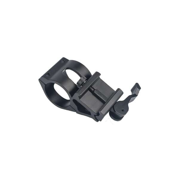 METAL ATTACCO 45° DIAMETRO 1" CON QUICK DETACH PER TORCIA O LASER NERO (ME4039-B) - immagine 2