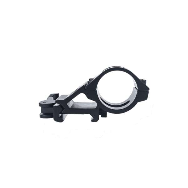 METAL ATTACCO 45° DIAMETRO 1" CON QUICK DETACH PER TORCIA O LASER NERO (ME4039-B) - immagine 3