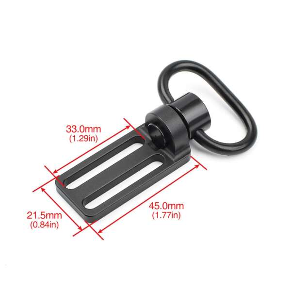 METAL ATTACCO CINGHIA DA 2 A 1 PUNTO NERO (ME4049-B) - immagine 3