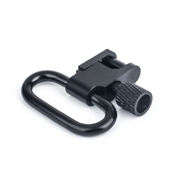METAL GANCIO CINGHIA CON ATTACCO A VITE NERO (ME4001-B) - immagine 4