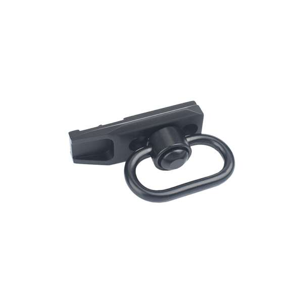 METAL GANCIO CINGHIA QD CON ATTACCO PER KEYMOD NERO (ME4034-B) - immagine 4