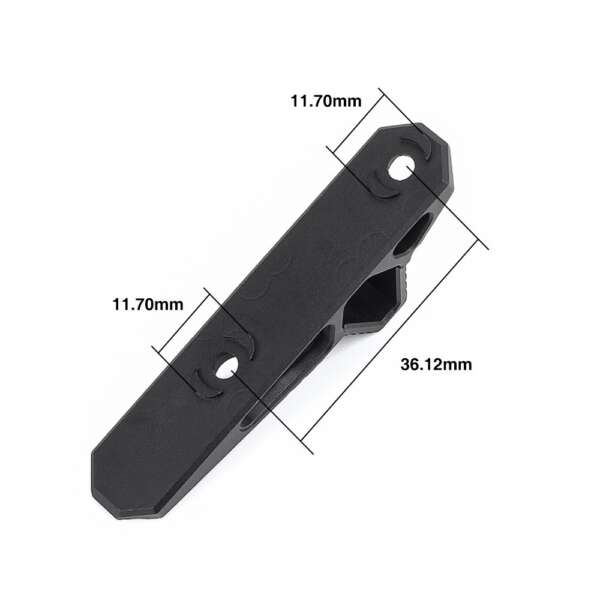 METAL HAND-STOP PER KEYMOD/M-LOK NERO (ME6087-B) - immagine 3