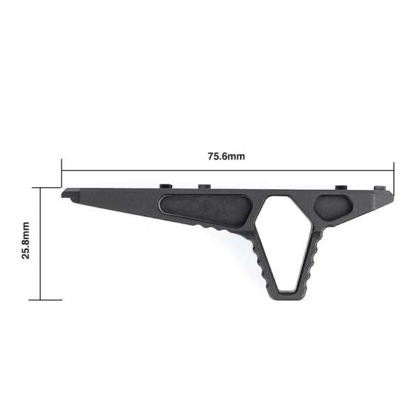METAL HAND-STOP PER KEYMOD/M-LOK NERO (ME6087-B) - immagine 4