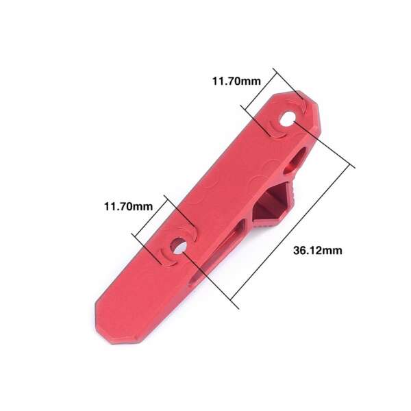 METAL HAND-STOP PER KEYMOD/M-LOK ROSSO (ME6087-RED) - immagine 4