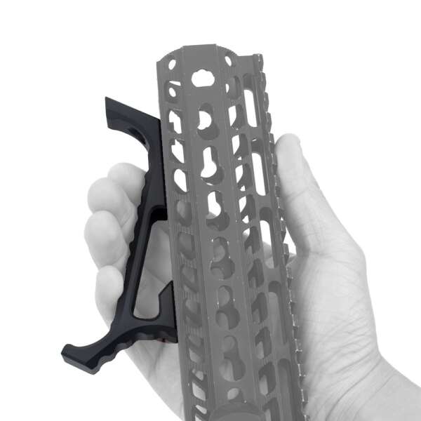 METAL IMPUGNATURA ANGOLARE VP23 TACTICAL PER KEYMOD NERA (ME6081-B) - immagine 4