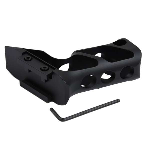METAL IMPUGNATURA ANGOLATA PER SLITTE STANDARD 20mm NERA (ME6005-B) - immagine 3