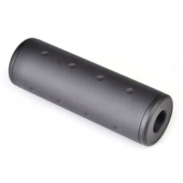 METAL SILENZIATORE SKULL VERSIONE 98mm NERO (ME2017-B) - immagine 2