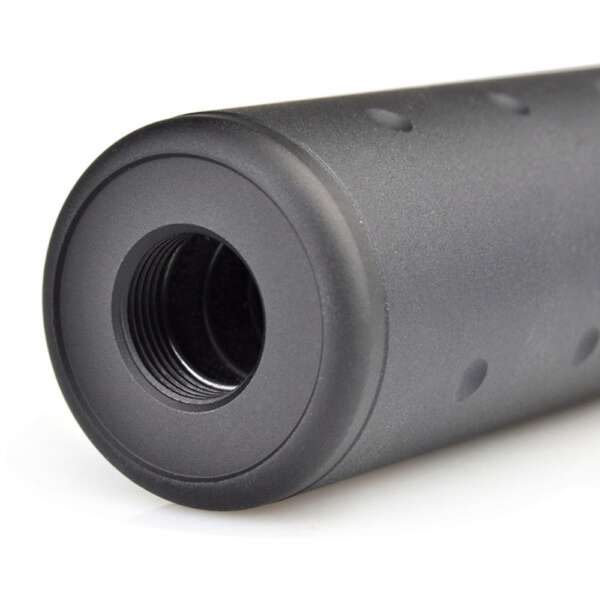 METAL SILENZIATORE SKULL VERSIONE 98mm NERO (ME2017-B) - immagine 3