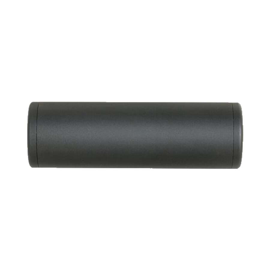 METAL SILENZIATORE SMOOTH STYLE VERSIONE 130X32 NERO (ME2021-B)