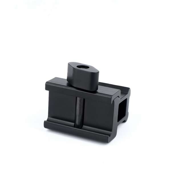 METAL SLITTA 20MM 3 SLOT CON RIALZO NERA (ME9007) - immagine 5