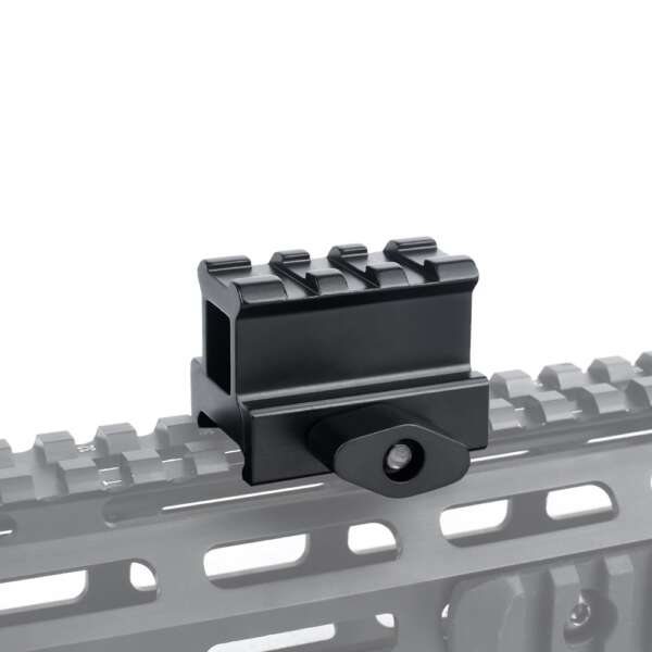 METAL SLITTA 20MM 3 SLOT CON RIALZO NERA (ME9007) - immagine 6