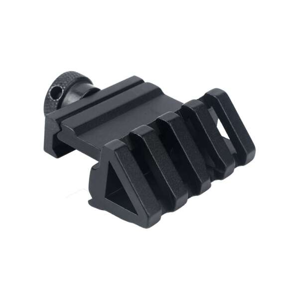 METAL SLITTA 20MM CON OFFSET 45° NERO (ME4037-B) - immagine 3