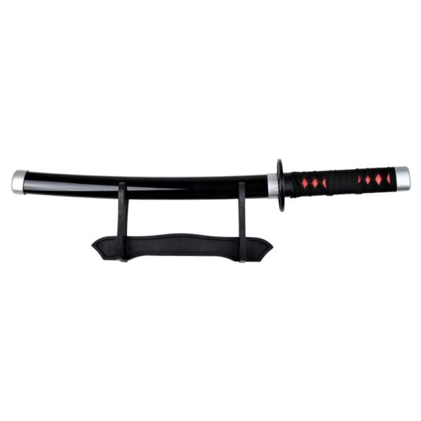 MINI KATANA ORNAMENTALE CON LAMA IN BAMBOO (ZS650MI-WD) - immagine 3