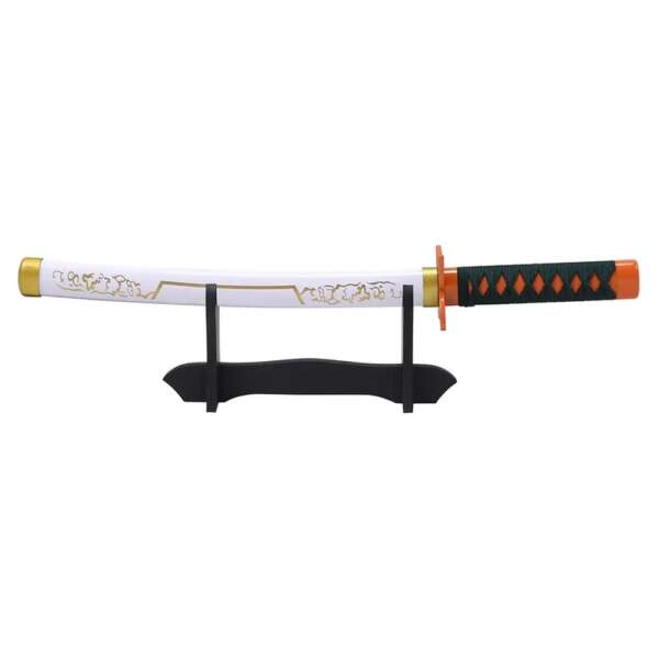 MINI KATANA ORNAMENTALE CON LAMA IN BAMBOO (ZS658WMI-WD) - immagine 2
