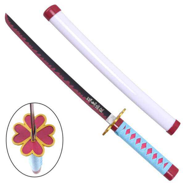MINI KATANA ORNAMENTALE CON LAMA IN BMABOO (ZS662MI-WD) - immagine 2