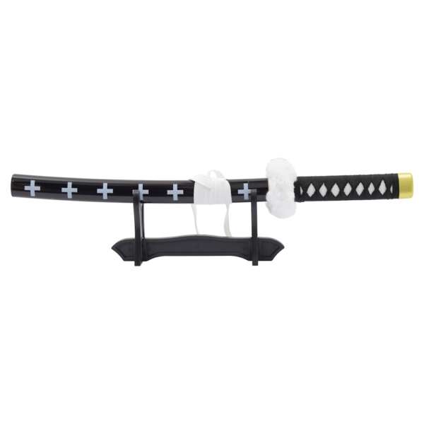 MINI KATANA ORNAMENTALE IN BAMBOO CON STAND (ZS521BKMI-WD) - immagine 2