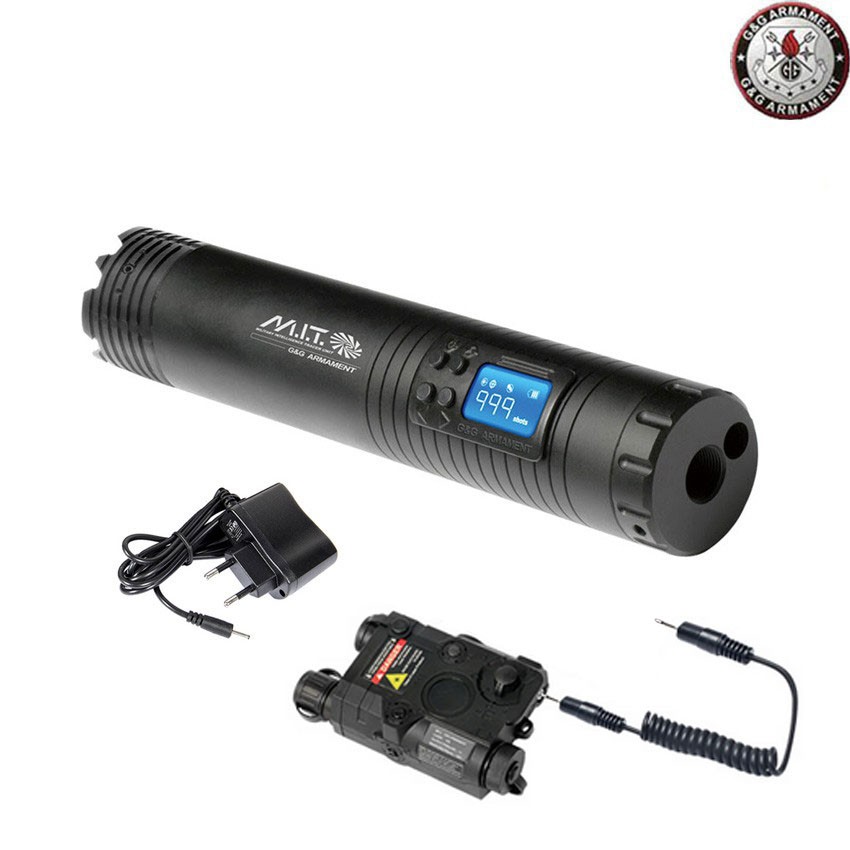 G&G  M.I.T. MILITARY INTELLIGENCE TRACER UNIT + LASER PEQ 15 BLACK G&G