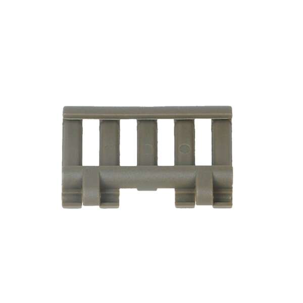 MP COPRI SLITTA 5 SLOT CON PASSANTI PER FILO DARK EARTH (MP2007-T) - immagine 2