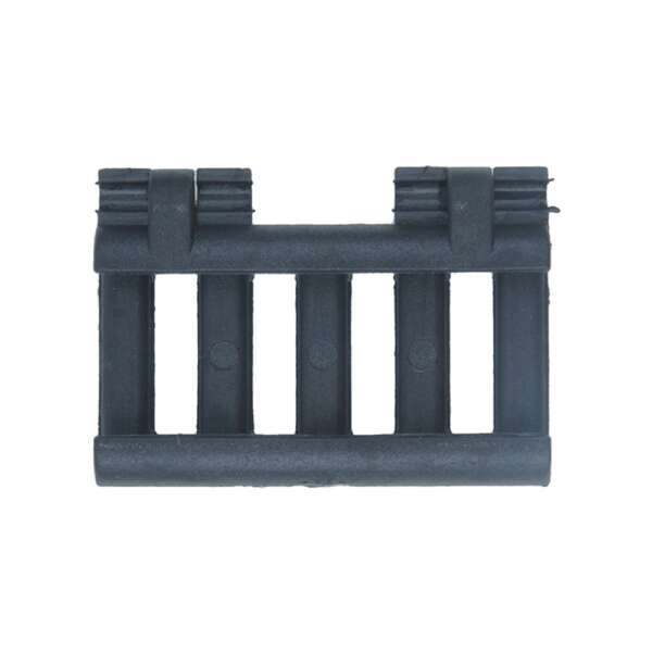 MP COPRI SLITTA 5 SLOT CON PASSANTI PER FILO NERO (MP2007-B) - immagine 2