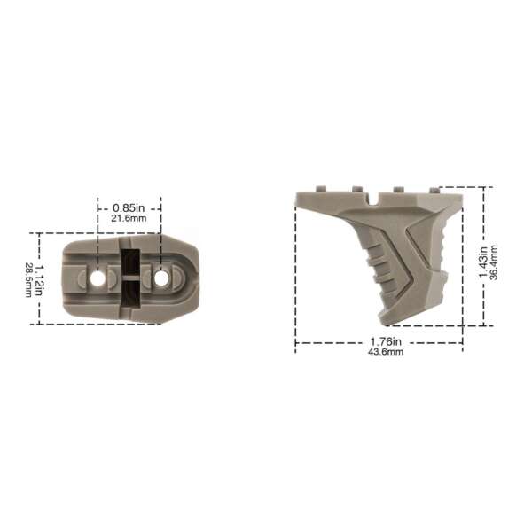 MP HAND STOP PER SISTEMI MLOK DARK EARTH (MP1011-T) - immagine 9